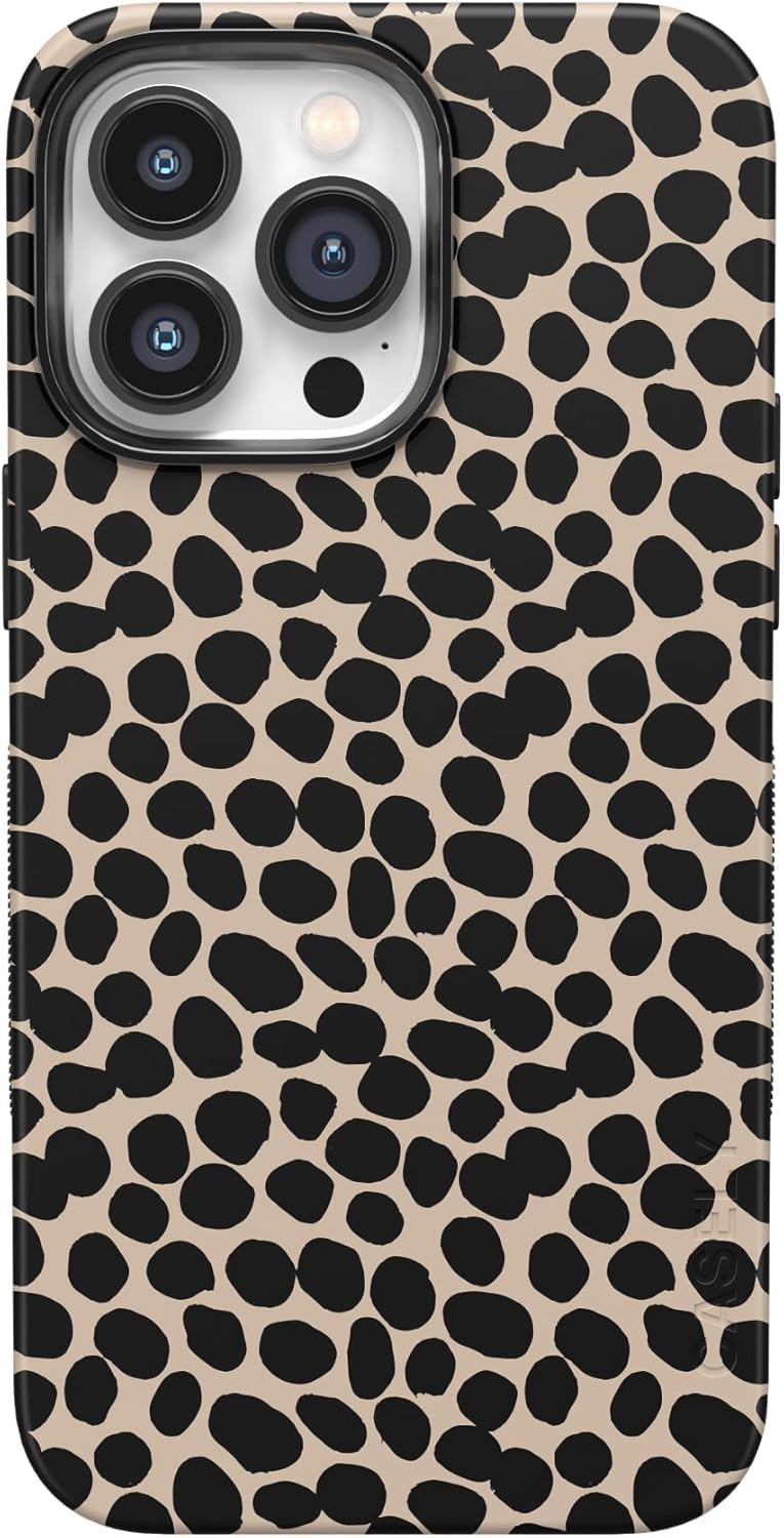 Casely iPhone 14 Pro Case | Opposites Attract | Day & Night Mountains | Compatible with MagSafe | Bold Protective Design