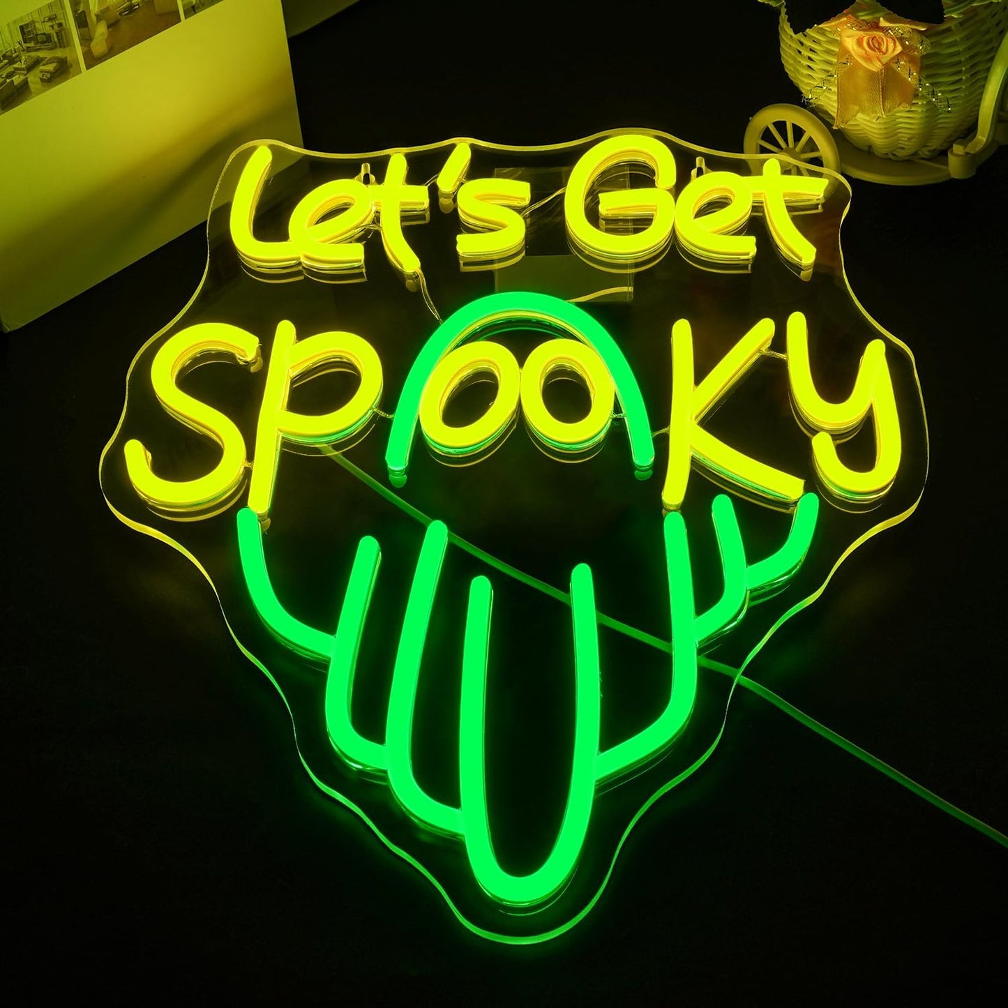 LUCUNSTAR UFO Neon Sign For Room,Alien Spaceship Dimmable LED Neon Light, Space Neon Signs for Wall Decor, Blue UFO Neon Light up Sign for Bedroom Game Room Wall Decor,Ufo Lovers