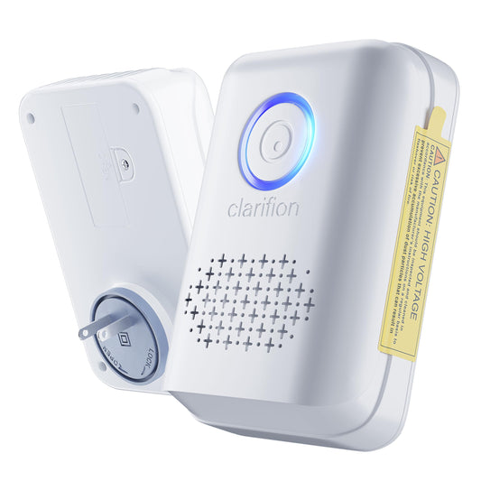 Clarifion ODRx - UV-C Cat Odor Deodorizer & Eliminator, Removes Cat Pee Smell, Filterless, Quiet, Compact Air Freshener for Bedrooms, Living Rooms, Litter Box Areas, Eliminates Ammonia Odors