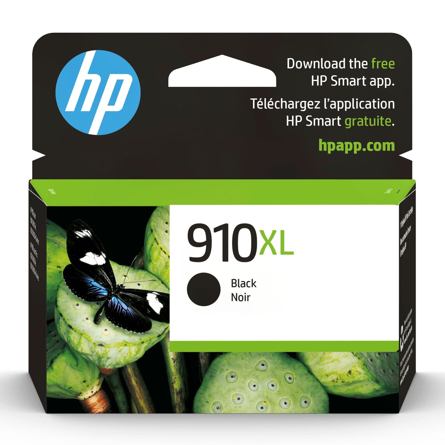 HP 910XL Black High-yield Ink Cartridge for HP Printers | Works with Printer Series: OfficeJet 8010, 8020; OfficeJet Pro 8020, 8030 | Eligible for Instant Ink | 3YL65AN