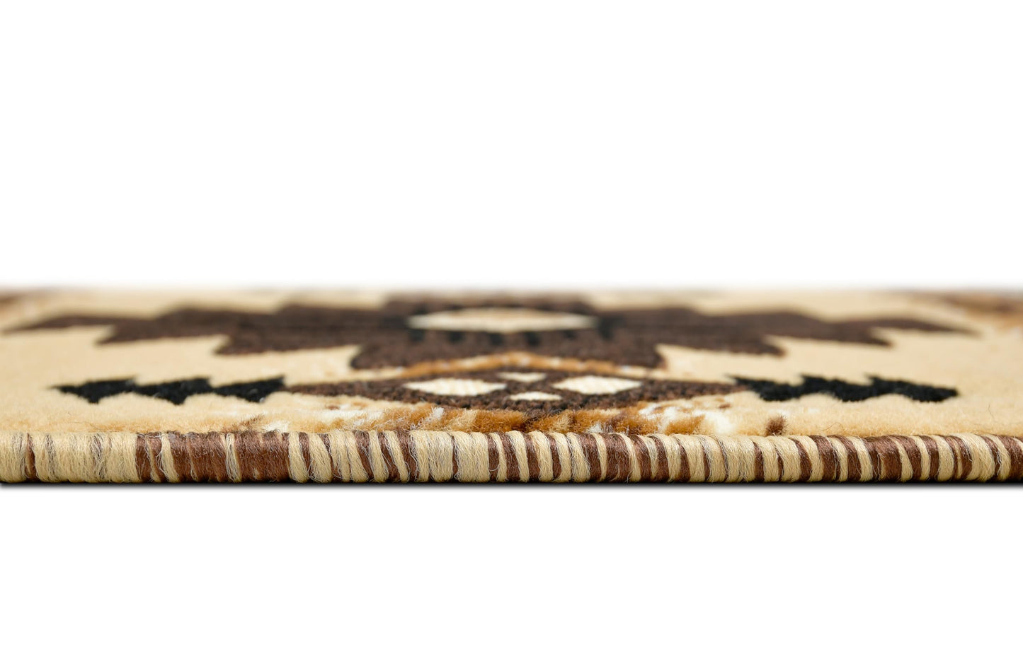 YHSF South West Native American Area Rug C318 - Easy Clean, Thick, Soft, Durable Native Tribal American Indian Inspired Rug for Bedroom/Living Room and More - Berber, 16 Inches x 28 Inches