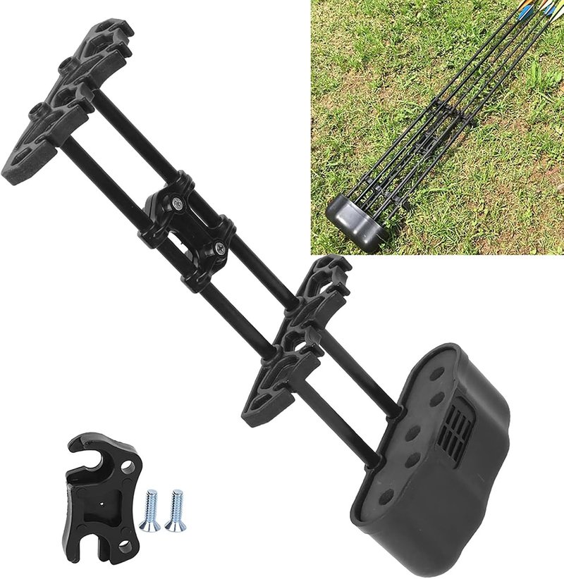 5 Arrows Quiver - Quick Release Left-Handed Vibration Absorbing Holder for Compound & Recurve Bows