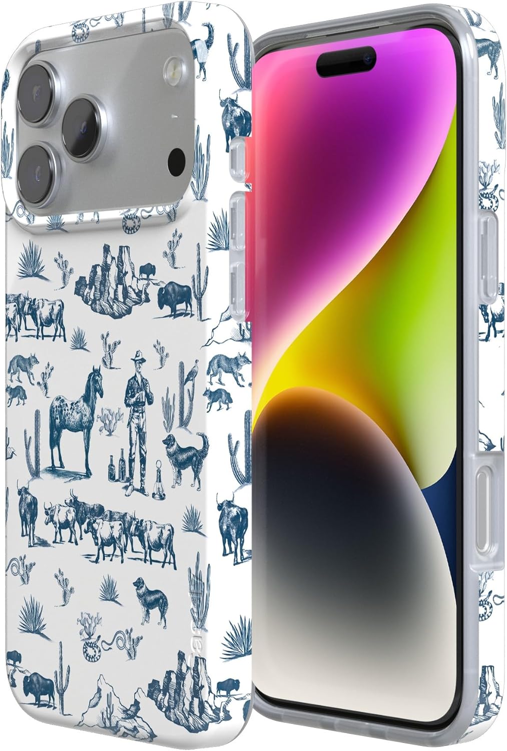 Casely iPhone 17 Pro Case | Wild West Adventure | Desert | Compatible with MagSafe | Classic Ultra Slim Design
