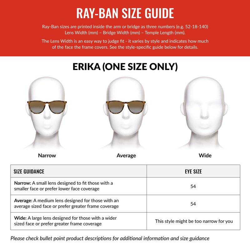 Ray-Ban Unisex RB4171 Erika Round Sunglasses, Black/Polarized Green, 54 mm