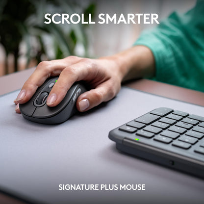 Logitech Signature Slim K950 Wireless Keyboard, Sleek Design, Switch Typing Between Devices, Quiet Typing, Bluetooth, Multi-OS, Windows, Mac, Chrome - Graphite