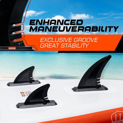 FunWater Stand Up Paddle Board Ultra-Light Inflatable Paddleboard with SUP Accessories for Adults & Youth of All Skill Levels (Classic Cruise)