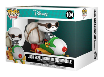 Funko Pop! Disney Ride: the Nightmare Before Christmas-Jack Skellington With Goggles & Snowmobile - Disney: the Nightmare Before Christmas - Collectable Vinyl Figure - Gift Idea - Movies Fans