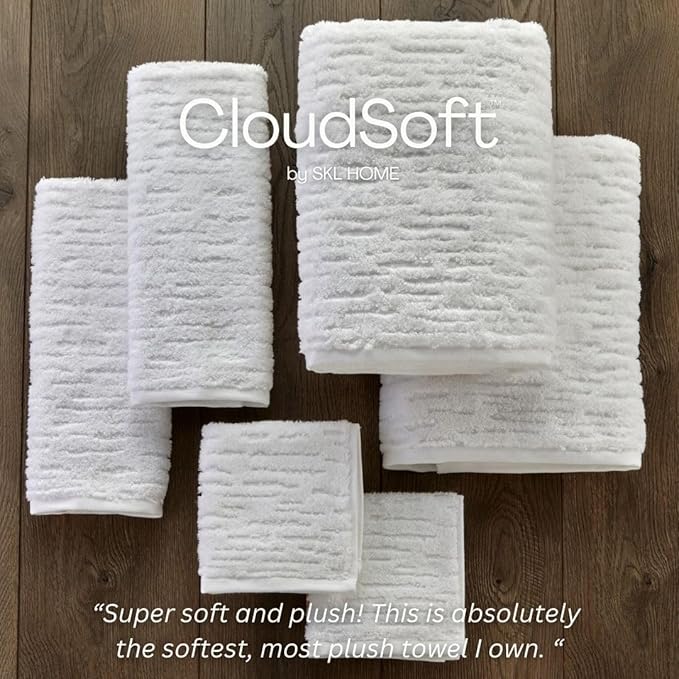 SKL Home CloudSoft Cotton Luxury Bath Towel