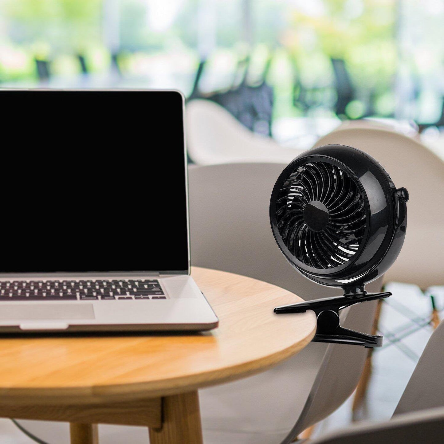 Gazeled Battery Operated Fans, Stroller Fan Battery Operated, Portable Battery Powered Fan with Clip, 5 Inch Cordless Fan for Camping, Mini Quiet Personal Fan for Bed, Car, 8 Free AA Batteries