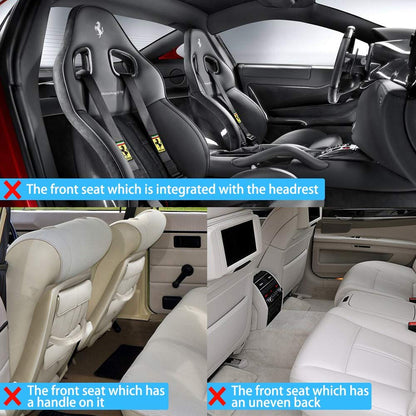 Heyham Back Seat Car Organiser, Waterproof Auto Seat Back Protectors Kick Mat for Kids with 10.5" iPad Tablet Touch Screen Holder and Multi Pockets Travel Storage(2 Pack)
