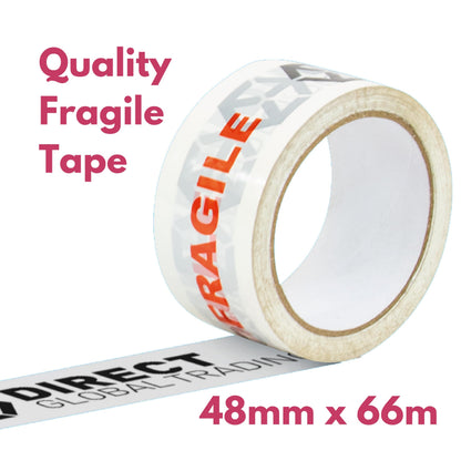 10 Strong Extra Large Cardboard Storage Packing Moving House Boxes with Carry Handles and Room List 66 Metres Fragile Tape 52cm x 52cm x 40cm