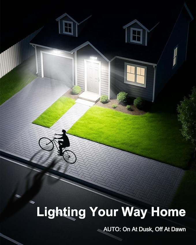 LED Security Lights Motion Sensor,188 LEDs 4200LM Dusk to Dawn Hardwired Flood Lights Outdoor with 3 Modes Remote Control,IP65 Waterproof Motion Sensor Lights, for Garage,Yard,Porch 1 Pack