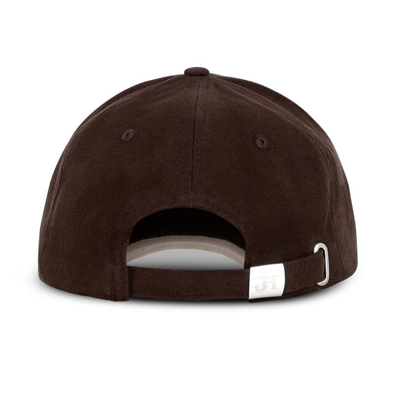 Mens Cap, Plain Baseball Cap, 100% Cotton, Adjustable Size, Casual Hat, Two Tone Color Combinations (Brown & White)