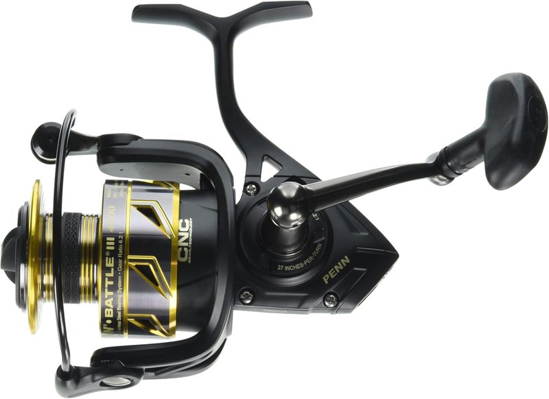 Penn Battle IV Spinning Fishing Reel - High Performance, Durable Design | 2500 Size