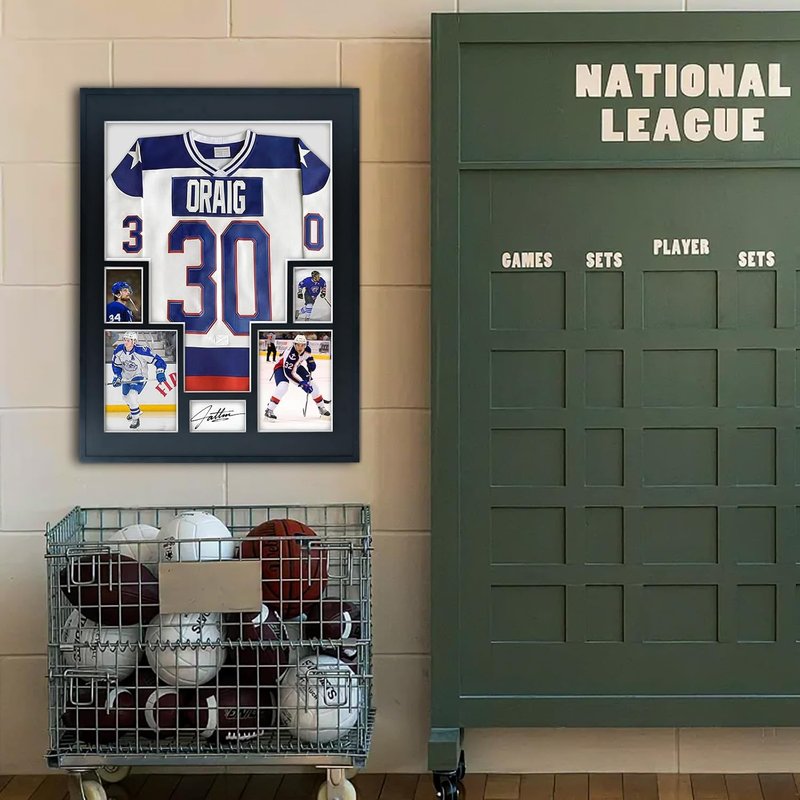 Large Jersey Display Frame - Clear Acrylic Shadow Box with 98% UV Protection | Perfect for Football, Hockey, Basketball, Baseball Memorabilia