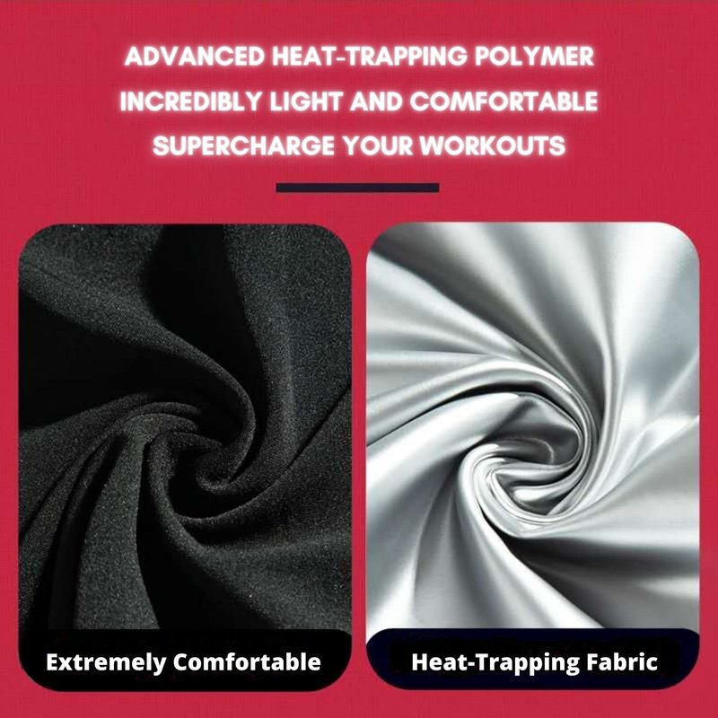 Nano Hertz Sauna Sweat Suit Weight Loss Shapewear Top Shirt Waist Vest Trainer Workout Body Shaper Sweatsuit Exercise Fitness Gym Short Sleeves Men Guys