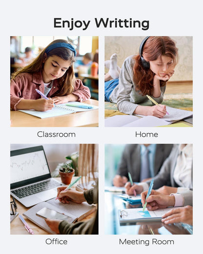 Four Candies Gel Pens, 5 Pcs 0.7mm Quick Dry Black Ink Pen Fine Point Smooth Writing Unique Pen, Office Home School Supplies Essentials Fun Pretty Cute Pens Gifts for Girl Women(Gradient)