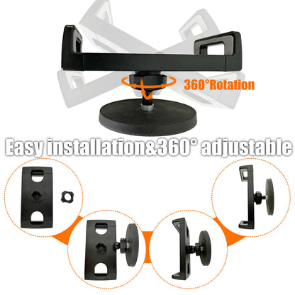 Magnetic Tablet Holder Fridge Tablet Mount for Cabinet Whiteboard Gym Warehouse and More fits 4.7-12.9 inch Phones and Tablets, 360°Adjustable 3.5" Magnetic Base