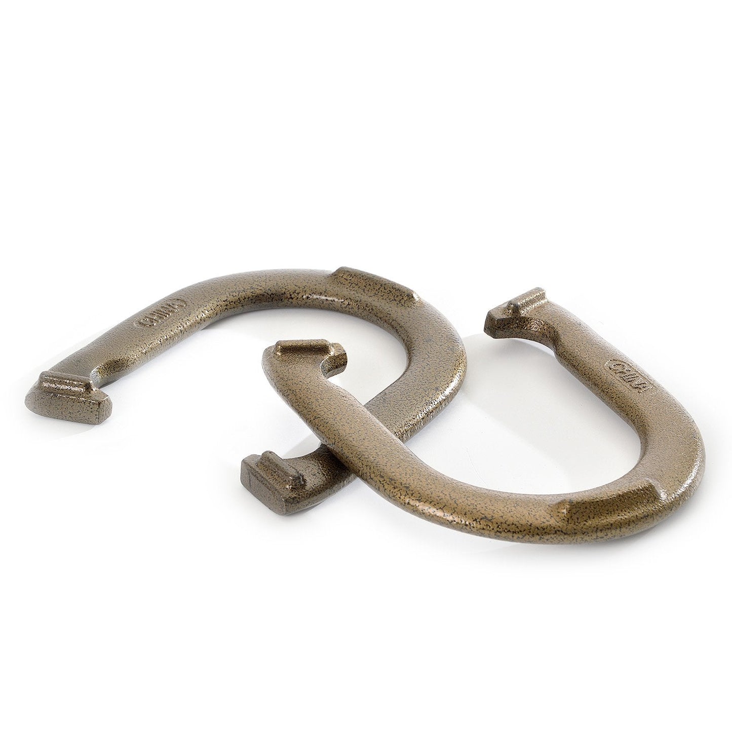 Franklin Sports Horseshoe Set - Cast iron Horseshoes and Steel Stakes - Official Size and Weight - Perfect for Yard and Beach - Recreational