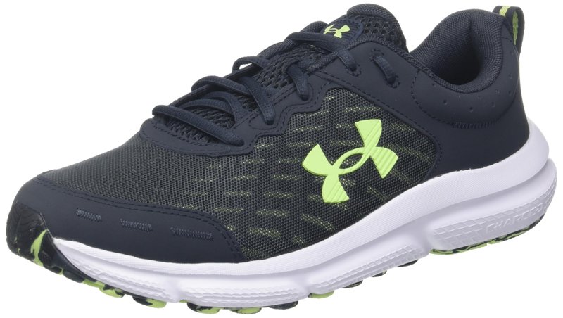 Under Armour Men's Charged Assert 10 Shoes, Anthracite/Anthracite/Morph Green, 9