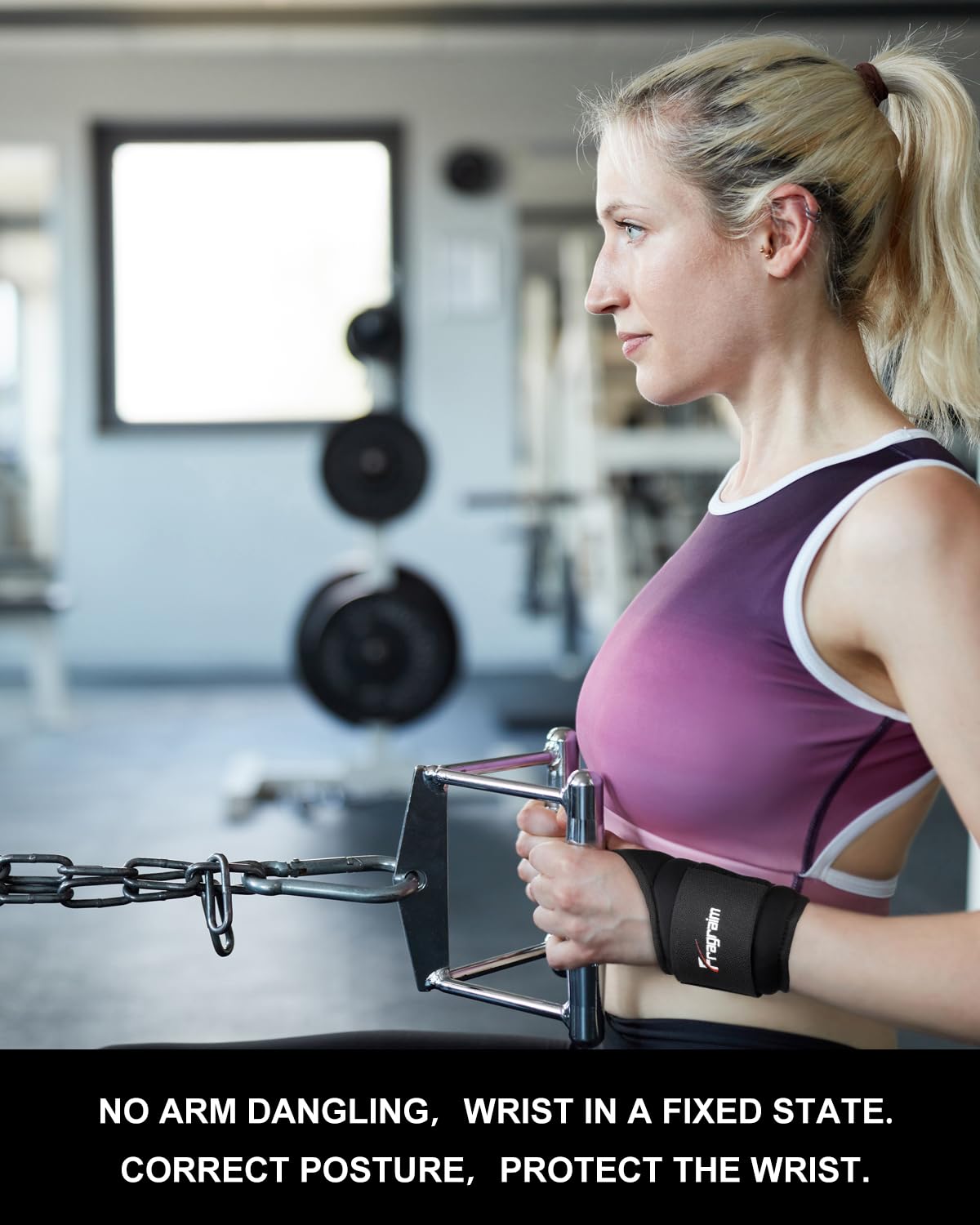 Fragraim Wrist Weights for Women Men with Thumb Loops Lock 3lb*2 Wrist and Ankle Weights Sets for Walking Running Strength Training Exercises- Black