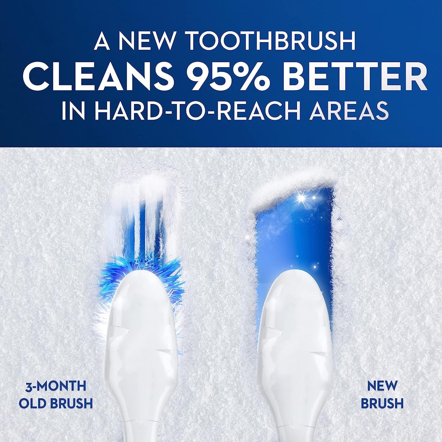 Oral-B 3D White Pulsar, Battery Electric Toothbrush, 1 Count Medium Toothbrush Pack, removes Stains, whitens Teeth, Travel Essentials Tooth Brush