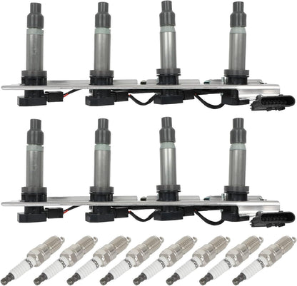 ECCPP 3 ignition coils with 3 iridium Spark Plugs,UF808,coils packs,for Smart Fortwo 2016-2017 0.9L‎224332428R,UF-808