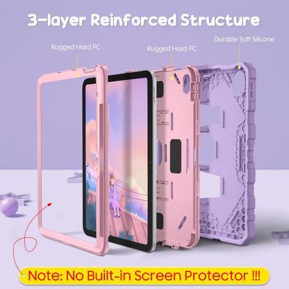 FINTIE Kids Case for iPad (A16) 11th Generation 11 Inch (2025), iPad 10th Generation 10.9 Inch (2022), Fully-Body Rugged Heavy Duty Shockproof Kiddie Case Built-in Stand for Boys & Girls, Purple