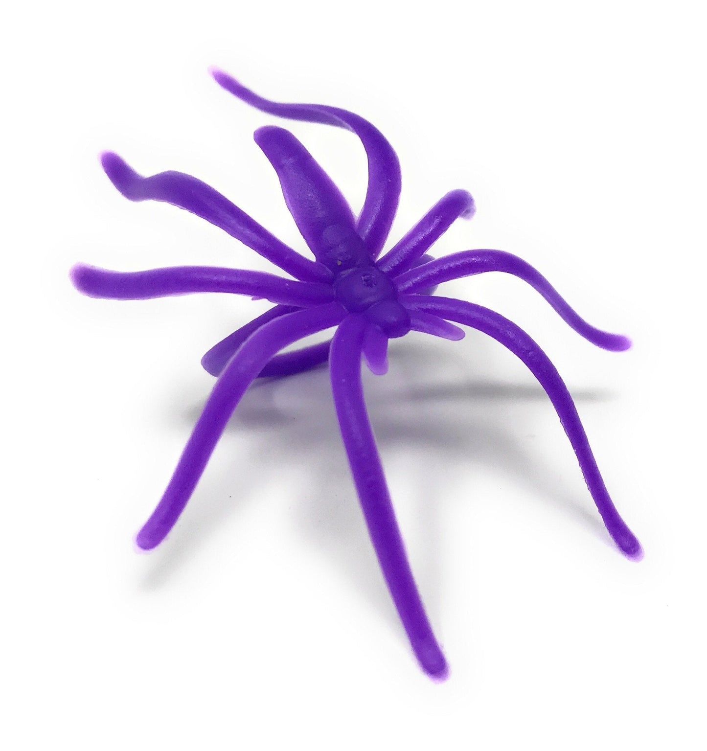Funiverse 288 Bulk Halloween Spider Ring Assortment - Orange, Purple, Black, and Glow-in-the-Dark Creepy Crawly Party Favors, Treats, and Cupcake Toppers