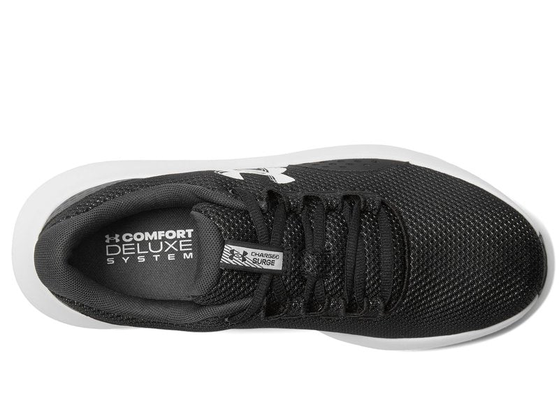 Under Armour Men's Surge 4, (002) Black/Anthracite/White, 12.5, US