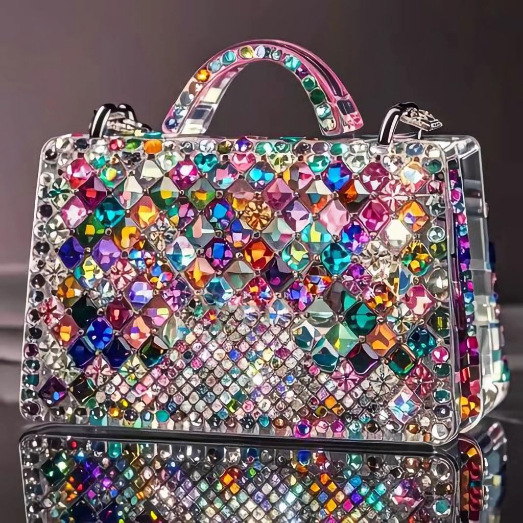 1000pcs Craft Gems Jewels, Flatback Acrylic Rhinestones for Halloween Pirate Party, Costume Making, Cosplay, Clothes, Nail Crafting Embellishments Gems Decorations (Black AB)