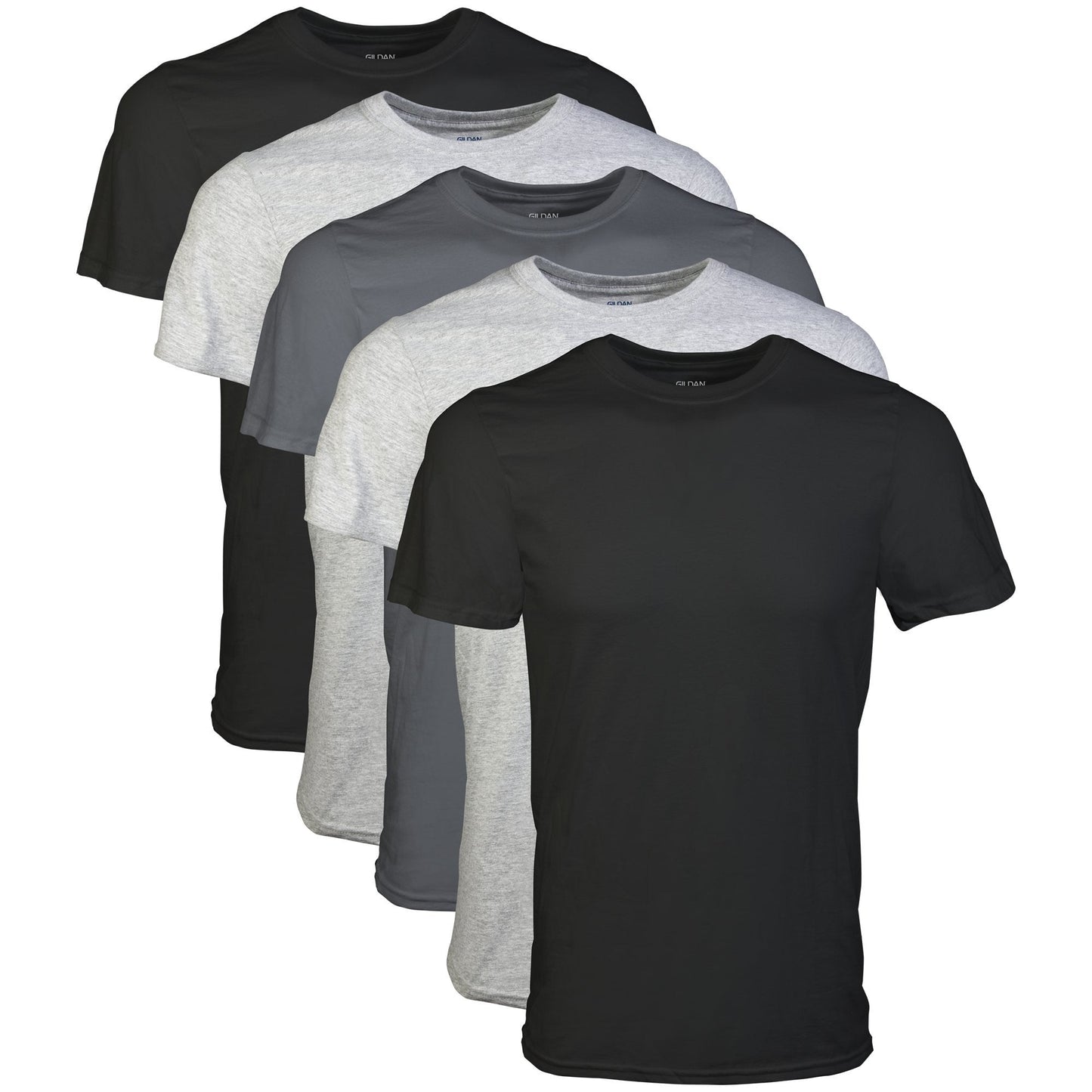 Gildan Men’s Crew T-Shirt, Style G1100, MultiPack, White (6-Pack), XX-Large