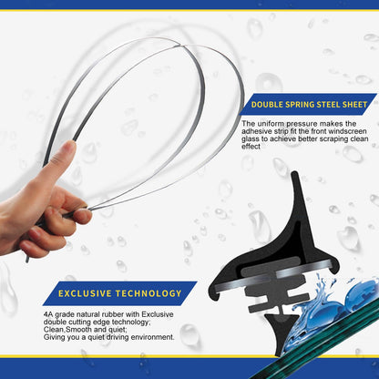 3 wipers Replacement For 2011-2016 2017 2018 2019 2020 2021 2022 2023 Ford Explorer Original Equipment Front and Rear Windshield Wiper Blades Set 26"+22"+11" (Set of 3) Pinch Tab