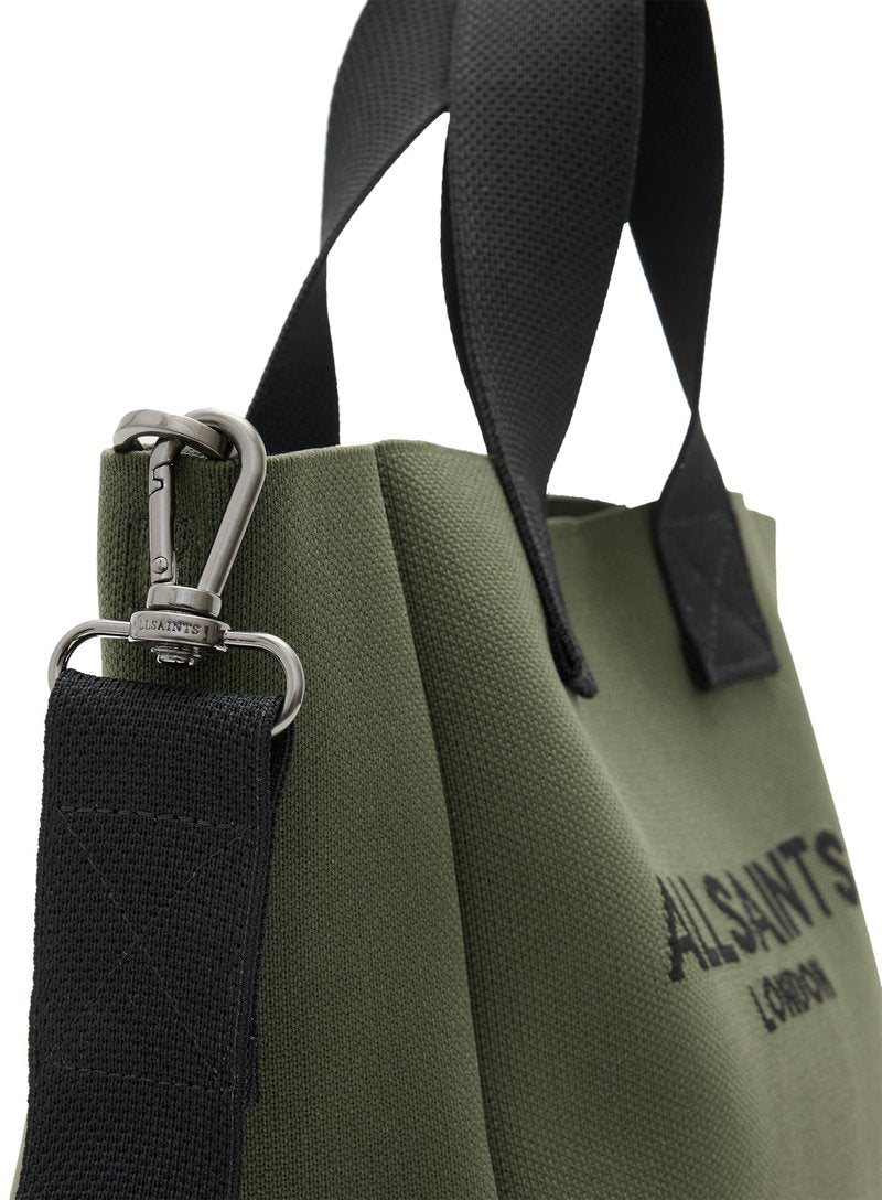 AllSaints Women's Handbags Izzy Mini Tote Olive Green