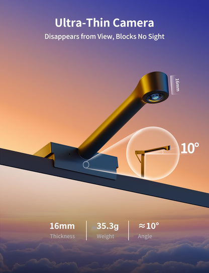 Ailofy Smart TV LED Backlight with Camera for 40-50 inch Screens, 7.87ft LED Strip Lights Sync to Screen& Music, Color Changing Lights for TV Compatible with Alexa & Google Assistant, App Control