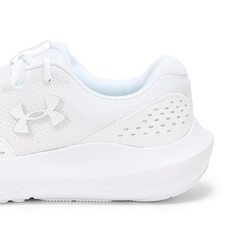 Under Armour Men's Charged Surge 4, (101) White/White/White, 9, US