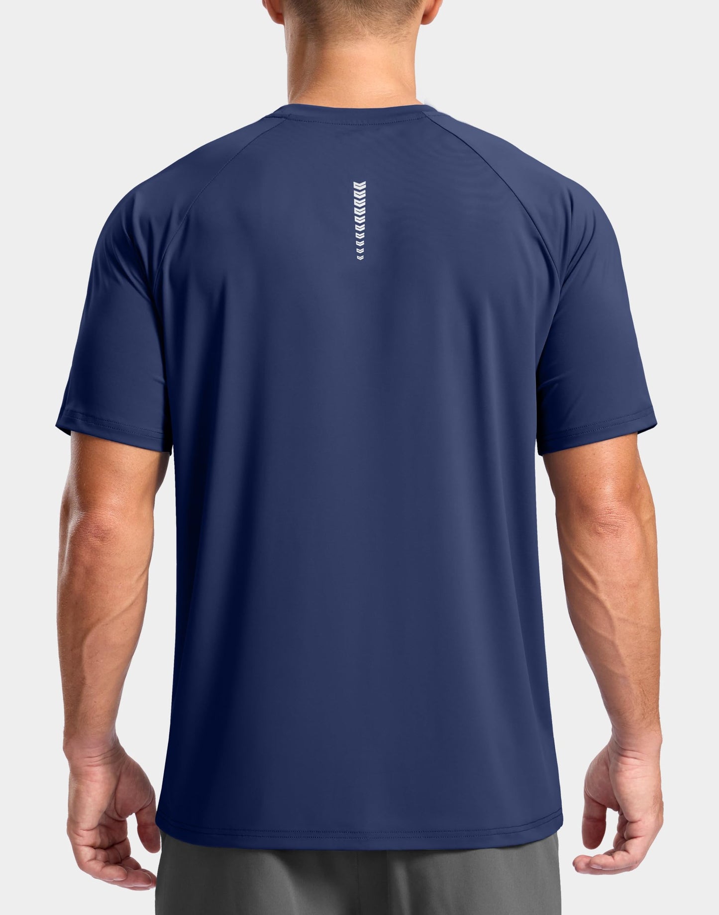 G Gradual Men's Athletic Workout T-Shirts Moisture Wicking Cooling Running Shirts Short Sleeve Performance Tee for Gym Tennis(Dark Blue,3XL)