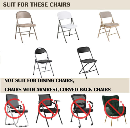 Maiangel 40PCS Stretch Spandex Folding Waterproof Chair Covers,Universal Fitted Chair Cover Protector for Wedding Party Banquet Holidays Celebration Decoration(40, White New)