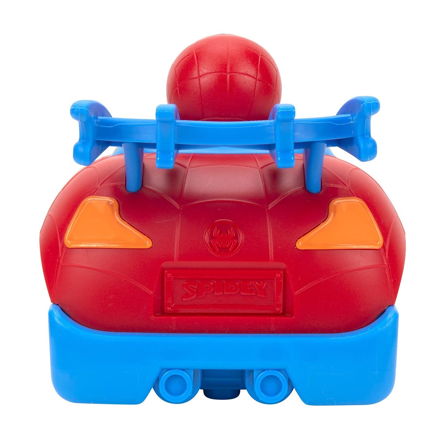 Jazwares Marvel Spidey and His Amazing Friends Web Crawler RC - Remote-Controlled Vehicle - Features Built-in Super Hero with 4 Controller Functions, Blue & Red