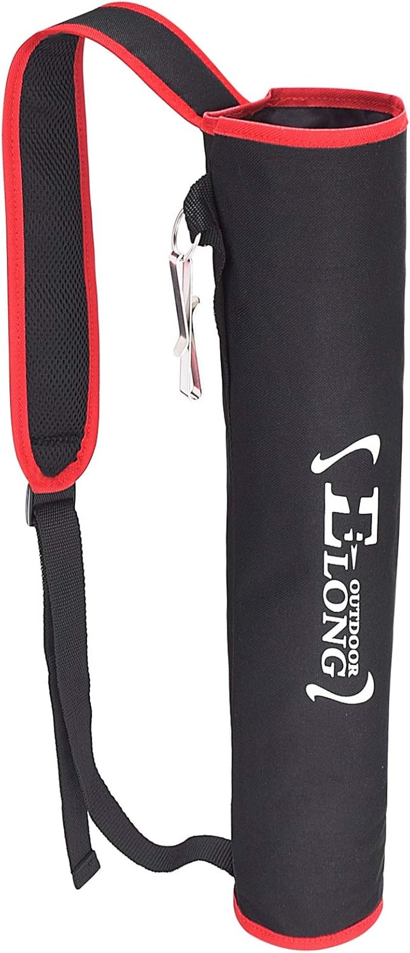 Archery Hip and Back Quiver for Arrows - Adjustable Black Arrow Holder with Padded Strap | Ideal for Kids & Adults