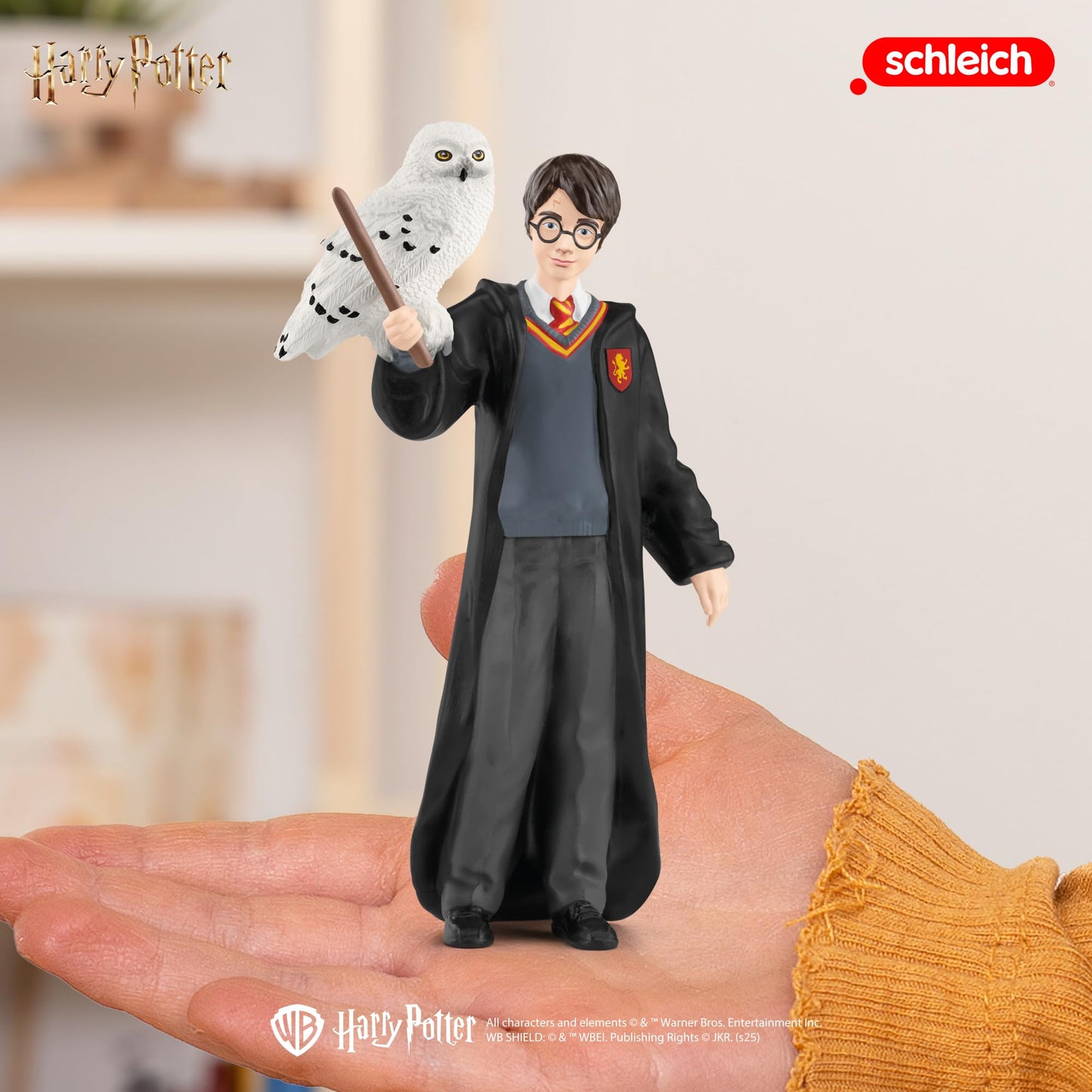 Schleich Wizarding World™ of Harry Potter 2-Piece Set with Harry Potter™ & Hedwig™ Collectible Figurines for Kids Ages 6+