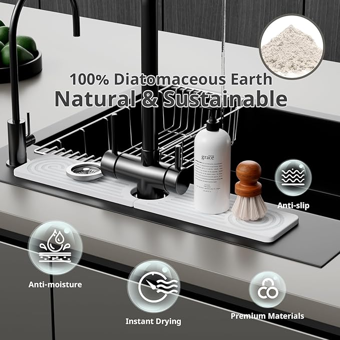 Quick Dry Sink Splash Guard