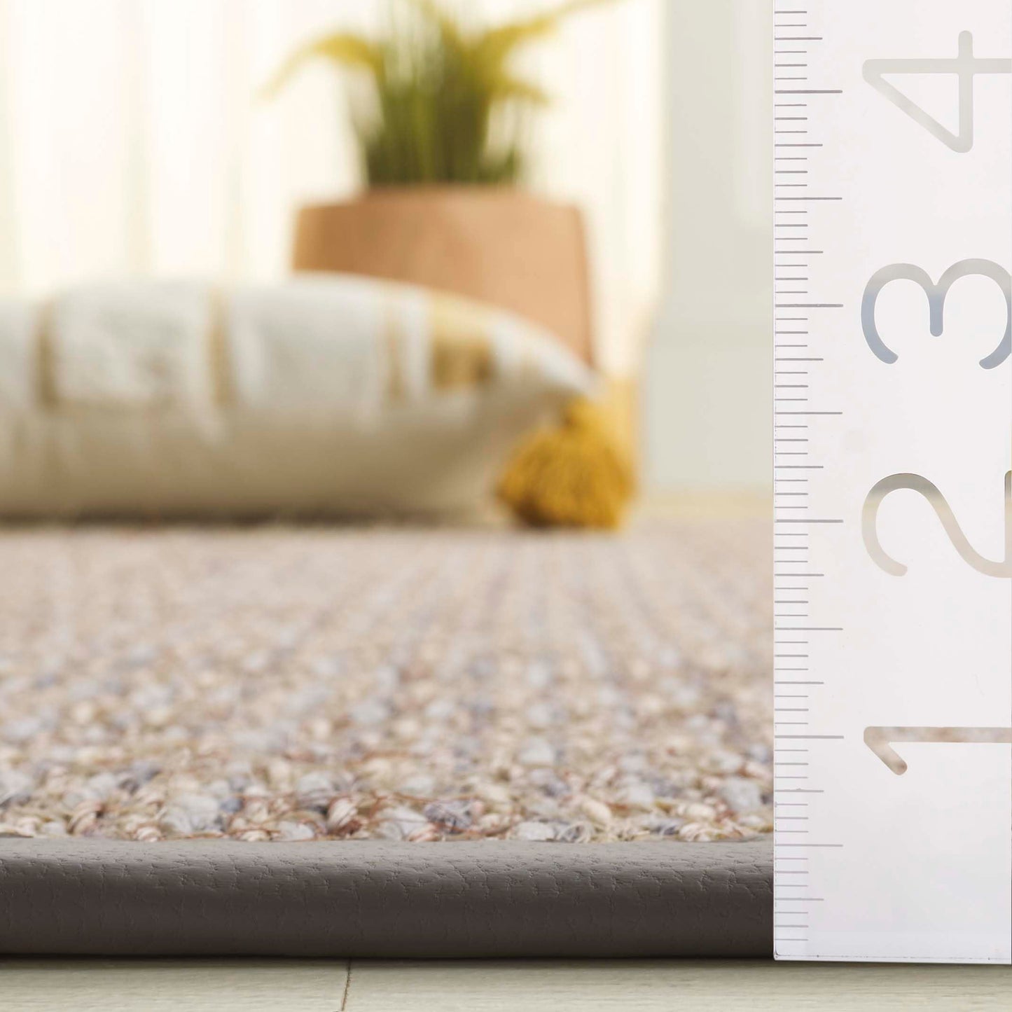 SAFAVIEH Area Rug 5x8 - Natural Fiber Collection - Marble & Beige, Sisal, Ideal for Living Room, Bedroom, Dining Space (NF139B)