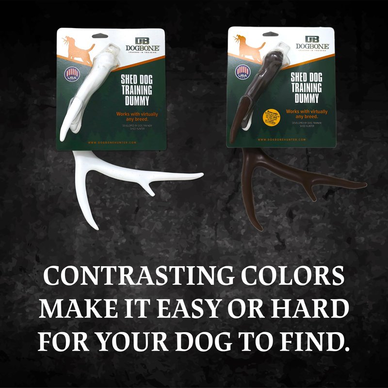 DogBone Shed Dog Training Dummy (White) | Dog Training Kit | Hunting Dog Accessories | Dog Training Tools | Dog Scent Training Kit | Scent Training for Dogs | Hunting Dog Toys