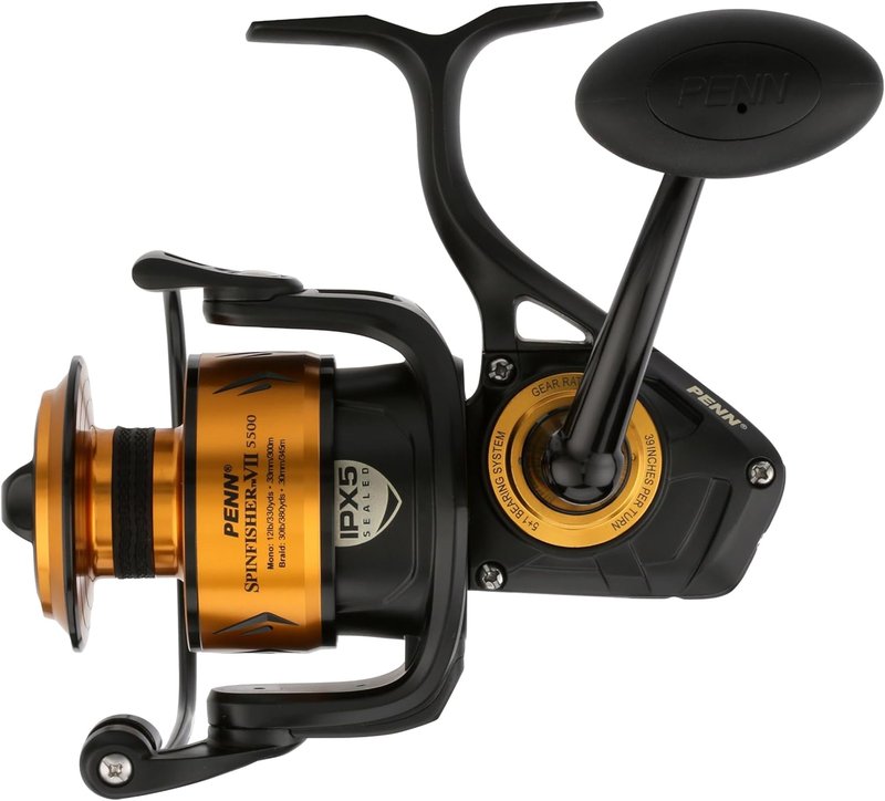 Spinning Fishing Reel - Penn Spinfisher VI with Durable Construction & Smooth Drag System
