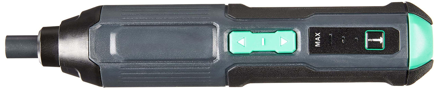 Amazon Basics by SKIL 4V Cordless Stick Screwdriver with 10-Piece Bit Set and USB Cable(Previously Denali brand)