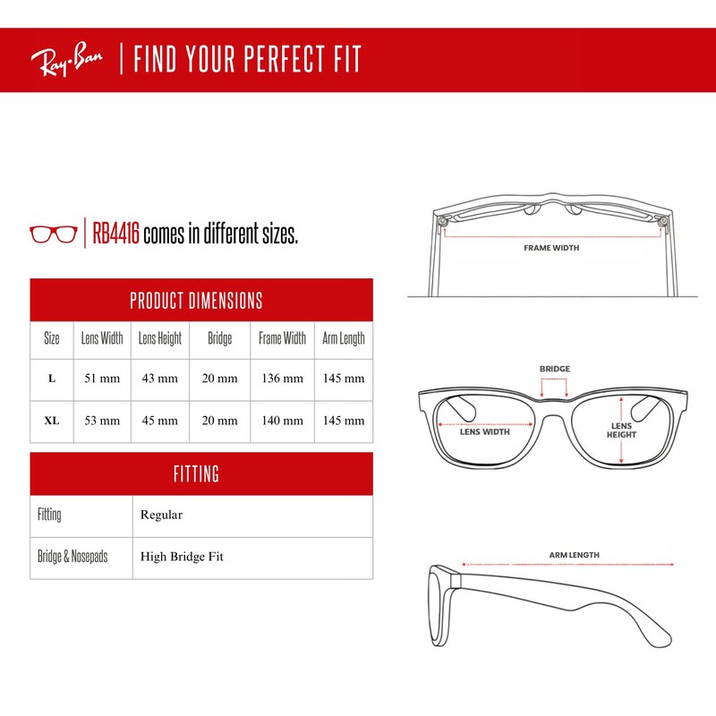 Ray-Ban RB4416 New Clubmaster 6653B1 53MM Grey On Black/Dark Grey Square Sunglasses for Men for Women