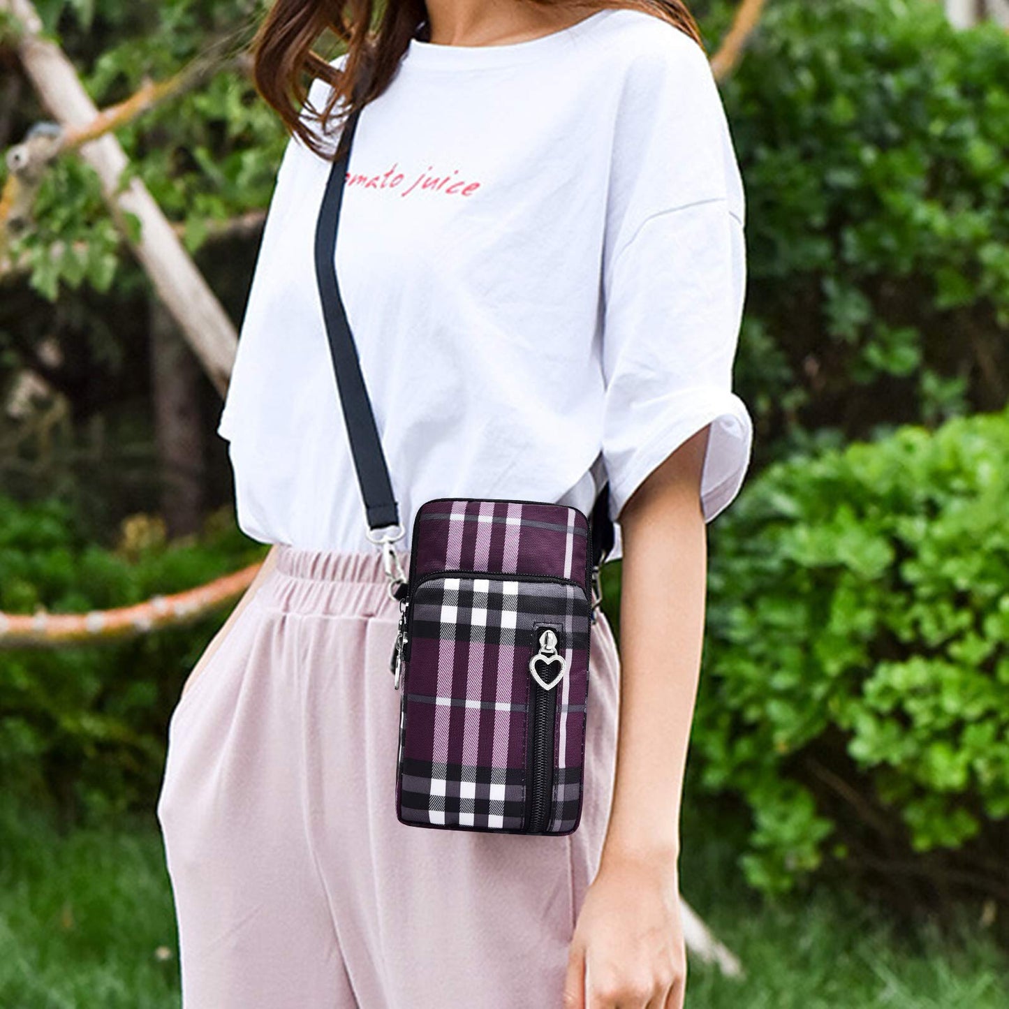 BIAOTIE Lightweight Small Crossbody bags Cell Phone Purses Travel Pouch Shoulder Bag for Women (D-15)