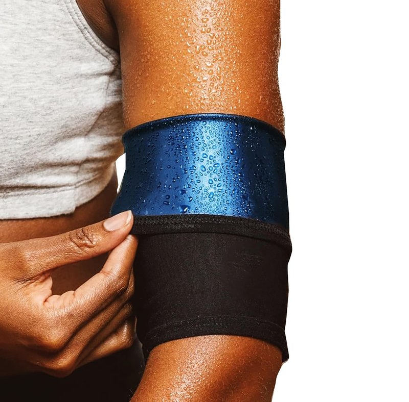 huiming Women's Arm Trimmers Sauna Compression Sleeve Sweat Bands Slimmers for Workout Sport