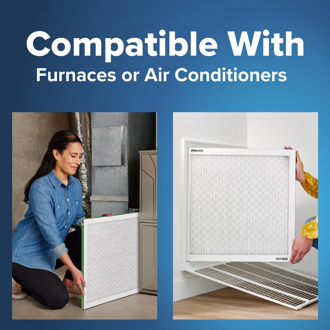 Filtrete 11.5x29.5x1 AC Furnace Air Filter, MERV 8, MPR 700, Tough on Pollen, Easy on Airflow, 3-Month Pleated 1-Inch Electrostatic Air Cleaning Filter, 4-Pack (Actual Size 11.19 x 29.19 x 0.81 in)